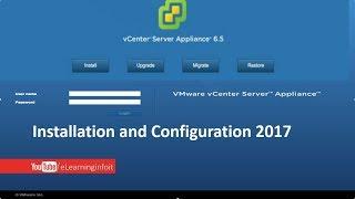 VMware vCenter VSphere 6 5 Installation and Confiration 2017
