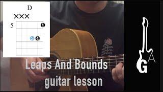 Leaps And Bounds by Paul Kelly, guitar lesson
