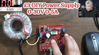 £3 DIY Lab Linear Adjustable Power Supply 0-30V 0-5A INSANELY CHEAP! Bonus: Modifications inside :D