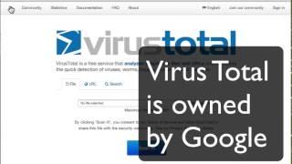 VirusTotal - How to use it and what it does.