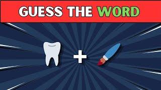 Guess The Word By Emoji || Word Emoji Quiz Challenge