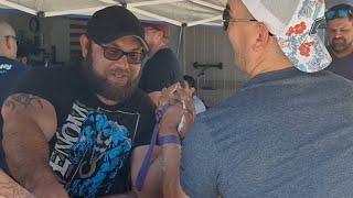 Armwrestling Sparring Featuring Scott West VS Jesse Hallock