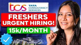 𝐓𝐂𝐒 𝐌𝐀𝐒𝐒 𝐇𝐈𝐑𝐈𝐍𝐆 𝟐𝟎𝟐𝟒: TCS BPS Jobs for Freshers | ₹15,000 pm | Jobs in TCS 