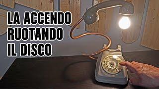 Da telefono vintage a lampada di design - la mia versione con il disco