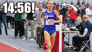 Parker Valby SHATTERS NCAA Record In 5,000 Meters!