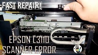 How to Fix Epson Printer L3110 Scanner Error | Double Red Lights Blinking | Step by Step Tutorial