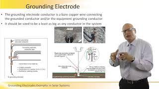 Grounding Electrodes Examples in Solar Systems