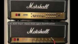 Marshall JVM 205h vs Marshall JCM 800 2203