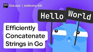 Concatenate Strings in Go with GoLand
