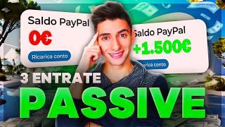 GUADAGNARE ONLINE con 3 ENTRATE PASSIVE - Entrate passive