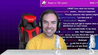 Chat controls JackGPT! 200 bits and new old subs tell him what to say (JacksFilms' VOD, Jun 21 2023)