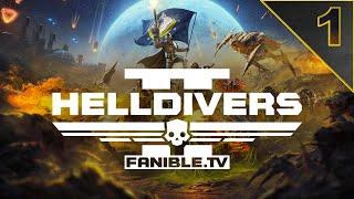  First Playthrough - Helldivers 2 Co-Op [#1] Terminid Swarm