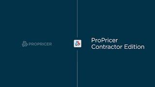 ProPricer Contractor Edition