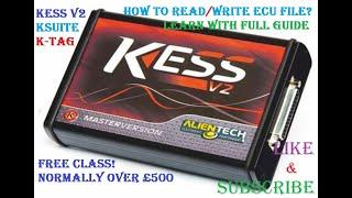 How to Use Kess v2 Ksuite to READ/WRITE file from ECU via OBD2 Diagnostic Port VAUXHALL OPEL CORSA D