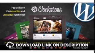 Clockstone - Ultimate Wordpress Theme Free Download