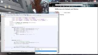 Differences in Submit and Button