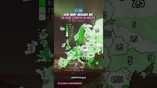 How many muslims are in your country in Europe? #shorts #islam #funny #viralvideo