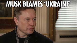 Musk blames ‘massive cyberattack from Ukraine’ after X hit by global outage