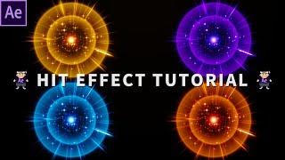 Hit effects in After Effects【Anime Explosion】【Game Effect】【AfterEffectsTutorial】