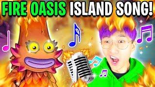 MY SINGING MONSTERS - FIRE OASIS - FULL SONG! (LANKYBOX Playing MY SINGING MONSTERS!)