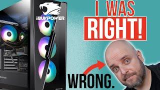 Did This iBUYPOWER Prebuilt Gaming PC Just Prove Me WRONG?? SMRVRG201 Review: 5600X & RTX 3060 ti