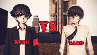 (MMD x Yandere Simulator) Epic Taro vs Budo Fight [Re-Uploaded]