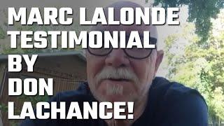  Don Lachance Testimonial for Joseph Marc Lalonde (The Wealthy Trainer)