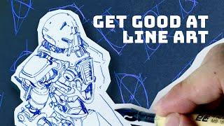 Improve Your Confidence in your Line Art With These 3 Exercises