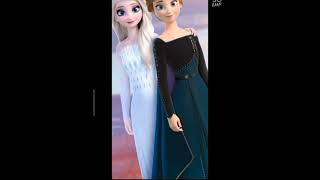 Elsa and Anna  edit by AIZA  ( me) #gamingaiza #frozen #elsa&Anna #statusvideo