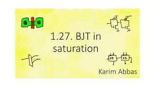 1.27. BJT in saturation