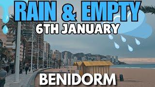 Benidorm - EMPTY Levante Beach, Strip & Old Town