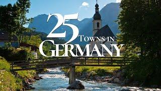 25 Most Beautiful Small Towns to Visit in Germany 4K   | German Travel Guide