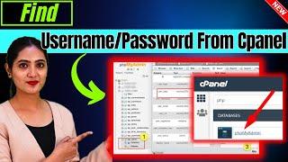 How To Find Wp Password & Username From Cpanel 2024 | Reset or Change WordPress Password