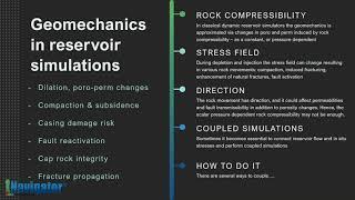 tNavigator Webinar: Geomechanics  - 14 05 20