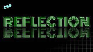 Create a Stunning Reflection Effect with Pure CSS