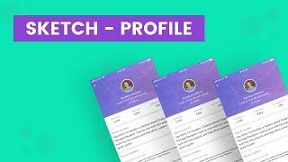 UI/UX Design | Mobile User Profile in Sketch