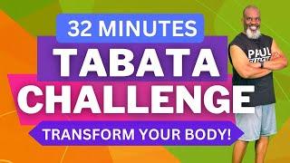 32-Minute Tabata Workout Challenge| High Intensity Cardio