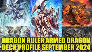 DRAGON RULER ARMED DRAGON THUNDER DECK PROFILE (SEPTEMBER 2024) YUGIOH!