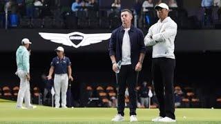 Indoor golf league created by Tiger Woods and Rory McIlroy has a loud, swift debut match