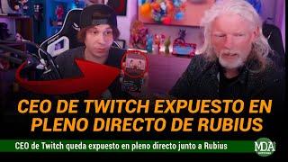 El CEO de TWITCH quedó EXPUESTO ante RUBIUS al mostrar una CHICA en “PAÑ0S MENORES”