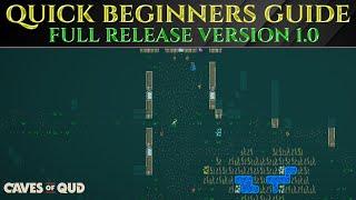 Quick BEGINNERS GUIDE 2024 For CAVES OF QUD 1.0 - Tutorial