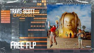 Travis Scott - Carousel ft. Frank Ocean FL Studio remake + instrumental (Free FLP)