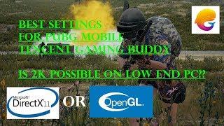 PUBG MOBILE BEST SETTINGS FOR TENCENT GAMING BUDDY EMULATOR (LOW END PC TO HIGH END PC) GgamerYT