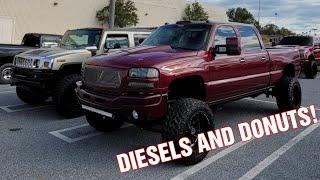 The Rebuilt Duramax and Cheap Hummer Hit the Truck Show! Diesels and Donuts!