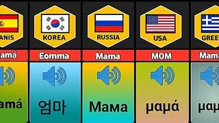 Mom In Different Languages With Voice | Mother Of All Languages In The World