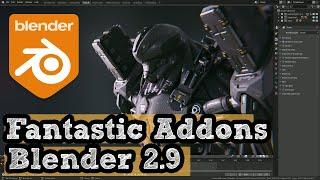 12 Blender Addons for Hard Surface Modeling