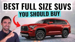 BEST Full Size SUVs You Can Buy In 2023 For Reliability And Value