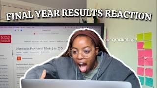 Final Year UNIVERSITY RESULTS *live reaction* ? | I cried... | King's College London