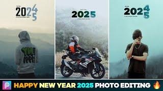 Happy New Year 2025 Photo Editing | Happy New Year Photo Editing 2025 | Picsart Photo Editing