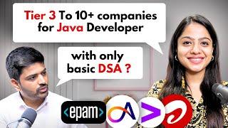 Basic DSA + Java Projects To Cracking 10+ Companies  Her complete Java Developer Roadmap